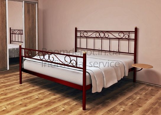 Ліжко Есмеральда 2 Метакам 120х200 см Коричневий Коричневий RD80-3 фото