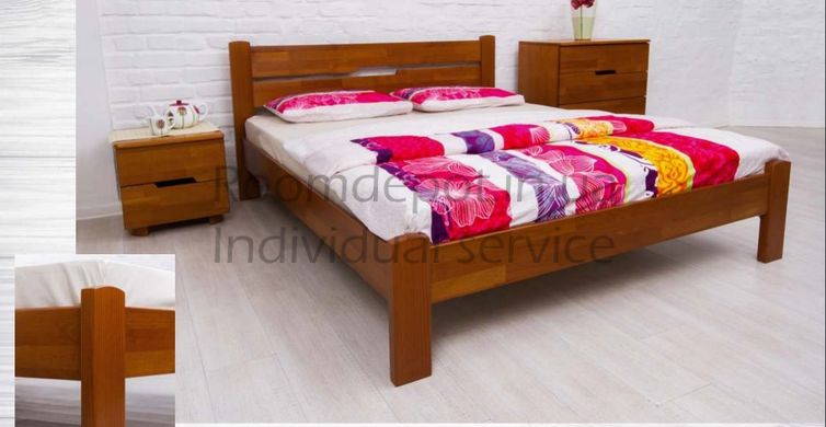 Кровать Айрис без изножья Олимп 140х200 см Венге Венге RD1349-12 фото