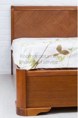 Кровать Милена с интарсией Олимп 120х200 см Венге Венге RD1281 фото