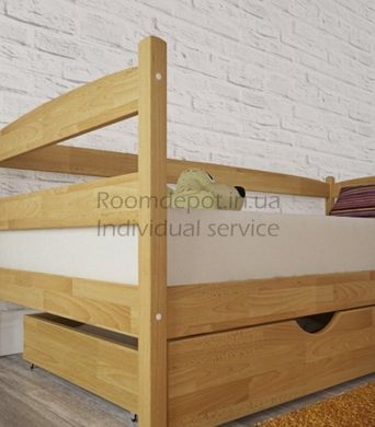 Ліжко з ящиками Маріо Олімп 80х190 см Венге Венге RD1254-6 фото
