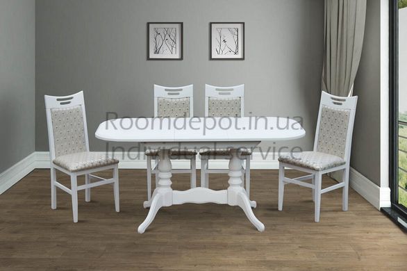 Стол обеденный Шервуд Микс Мебель Белый Белый RD1845-1 фото