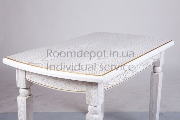 Стол обеденный Кайман Микс Мебель Белый Белый RD857 фото