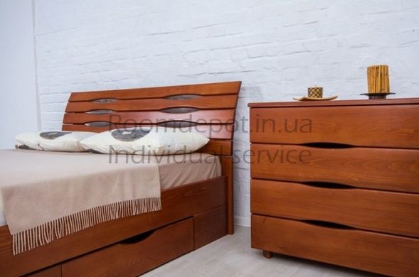 Кровать Марита Люкс с ящиками Олимп 200х200 см Венге Венге RD1280-24 фото