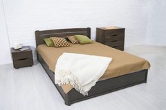 Ліжко дерев'яне Софія Мікс Меблі 140х200 см Горіх темний Горіх темний RD38 фото