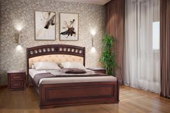 Кровать Фелиция Микс Мебель 160х200 см Орех темный Орех темный RD2705 фото