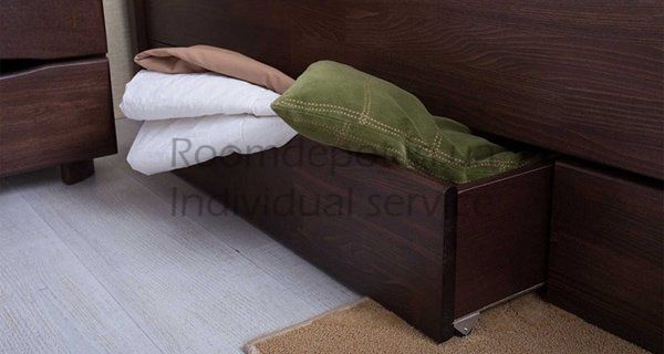 Кровать Лика Люкс с ящиками Олимп 140х200 см Венге Венге RD1345-18 фото